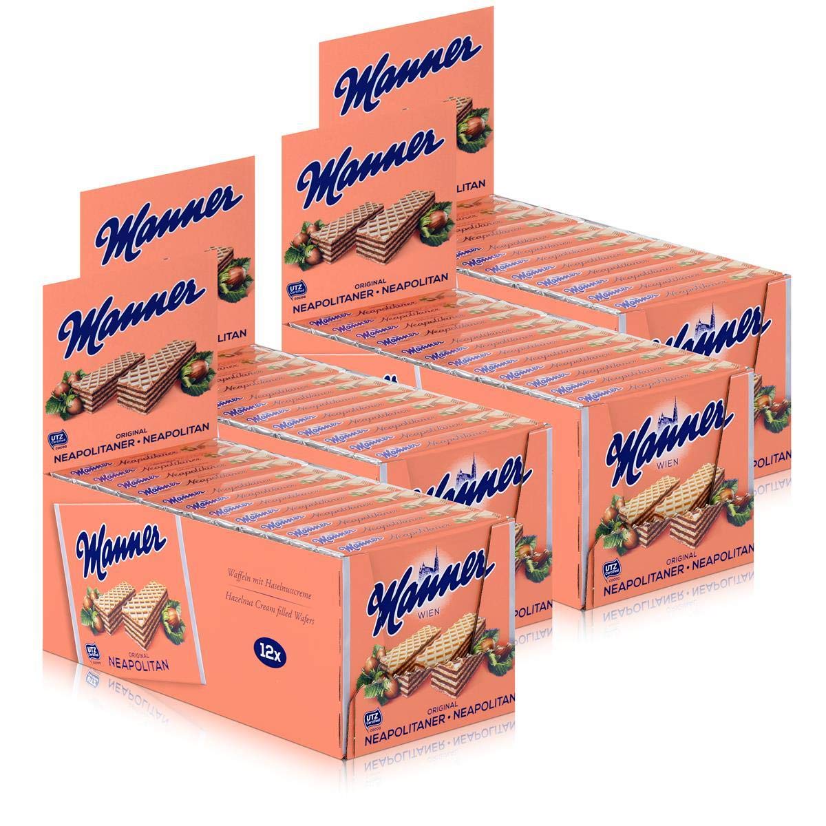 Manner - Neapolitaner Schnitten - 48 x 75 g