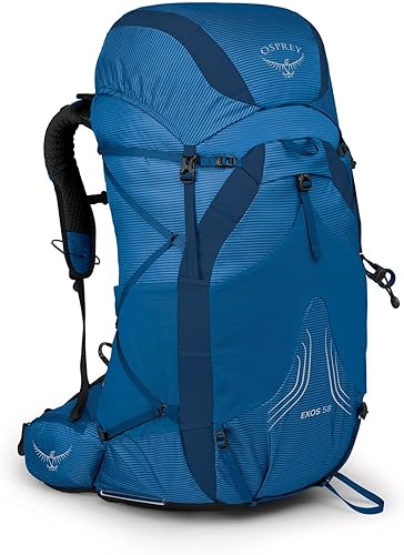 Miniatura 12 de Osprey Exos 58 Mochila de Senderismo Ultraligera para Hombres Gris carbón oscuro,Lazo azul,https://www.amazon.com/dp/undefined