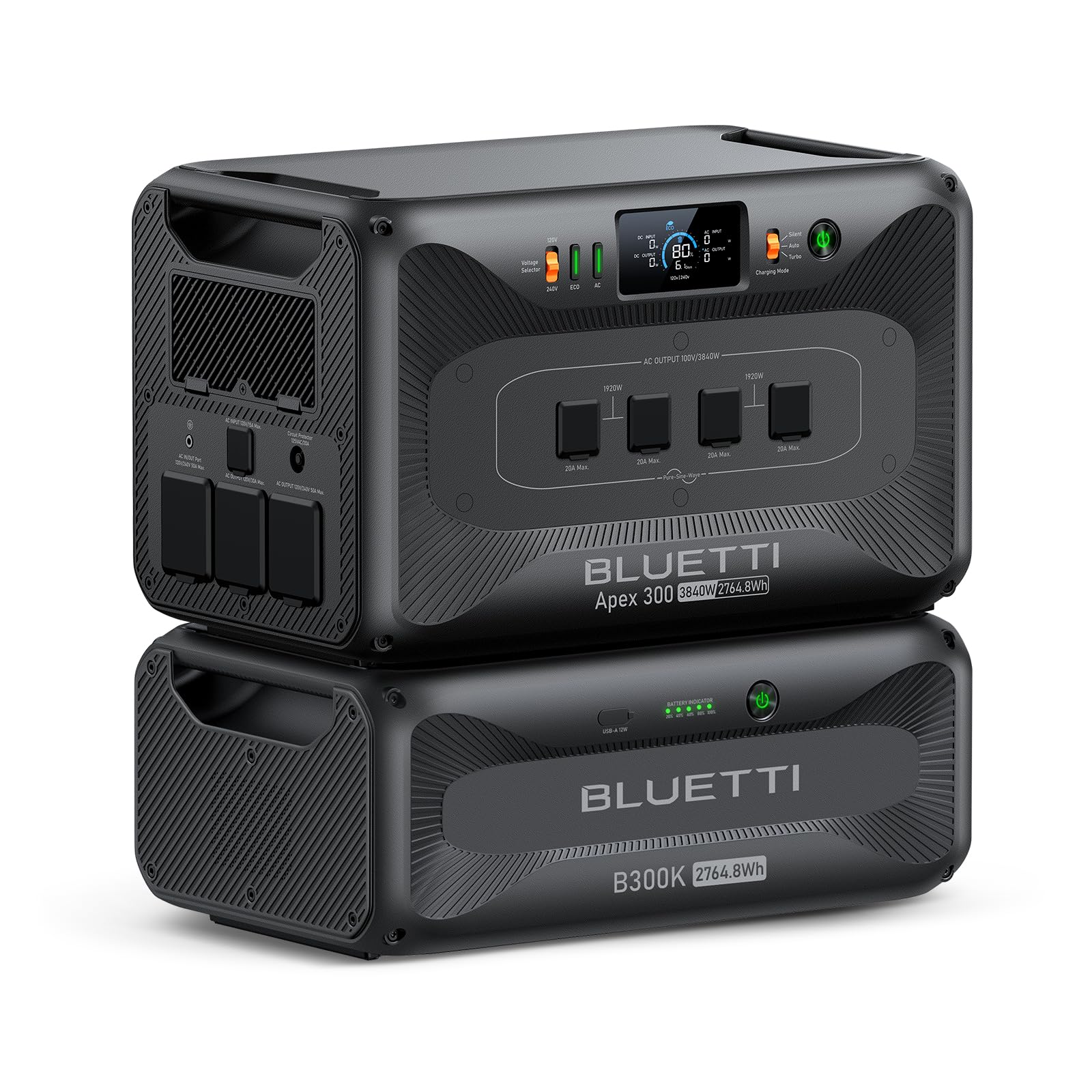 Amazon.co.jp: BLUETTI ポータブル電源 Apex300+B300K 家庭用