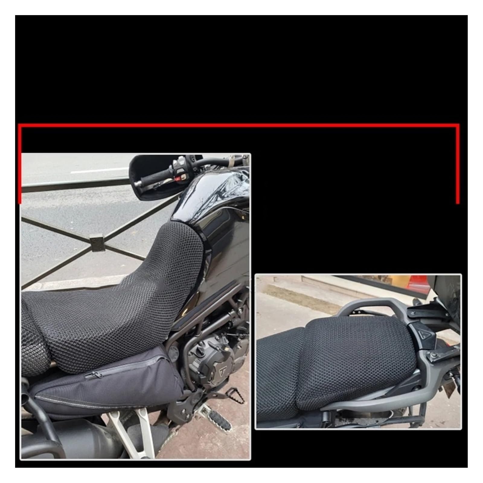 Fodera Sella Moto Coprisedili Per Moto Per Tracer9 900 2022 2023 Per Tracer 9 Protezione Cuscino In Rete A Nido D'ape Traspirante