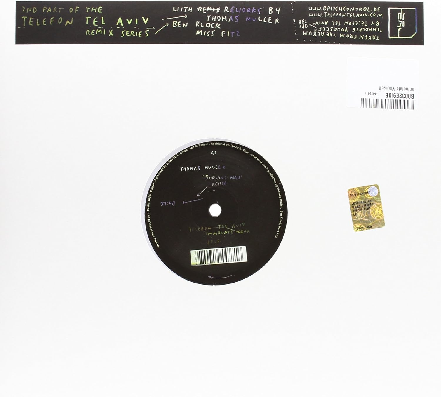 Amazon Immolate Yourself Analog Telefon Fel Aviv ダンス エレクトロニカ ミュージック Amazon Immolate Yourself Analog Telefon Fel Aviv ダンス エレクトロニカ ミュージック
