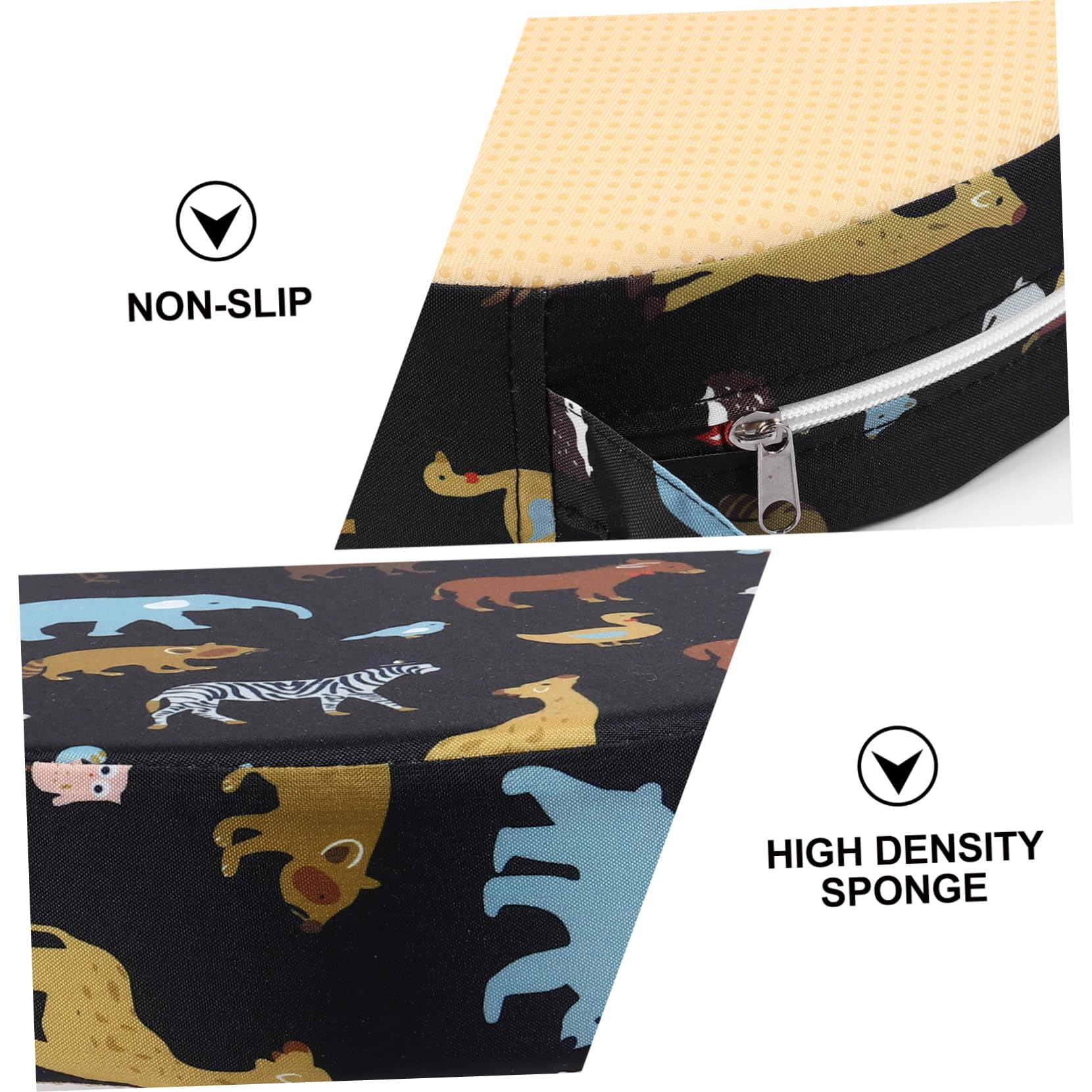 TOPBATHY 2pezzi Cuscino Rialzante Per Sedia Da Pranzo Per Ragazza Design Animale Facile Da e Antiscivolo Per Ristoranti e