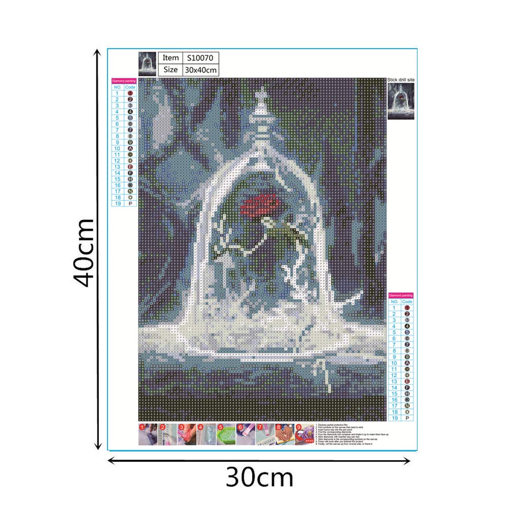 Kit Accessori Diamond Painting | 5D Con Penne, Vassoi E Pinzette
