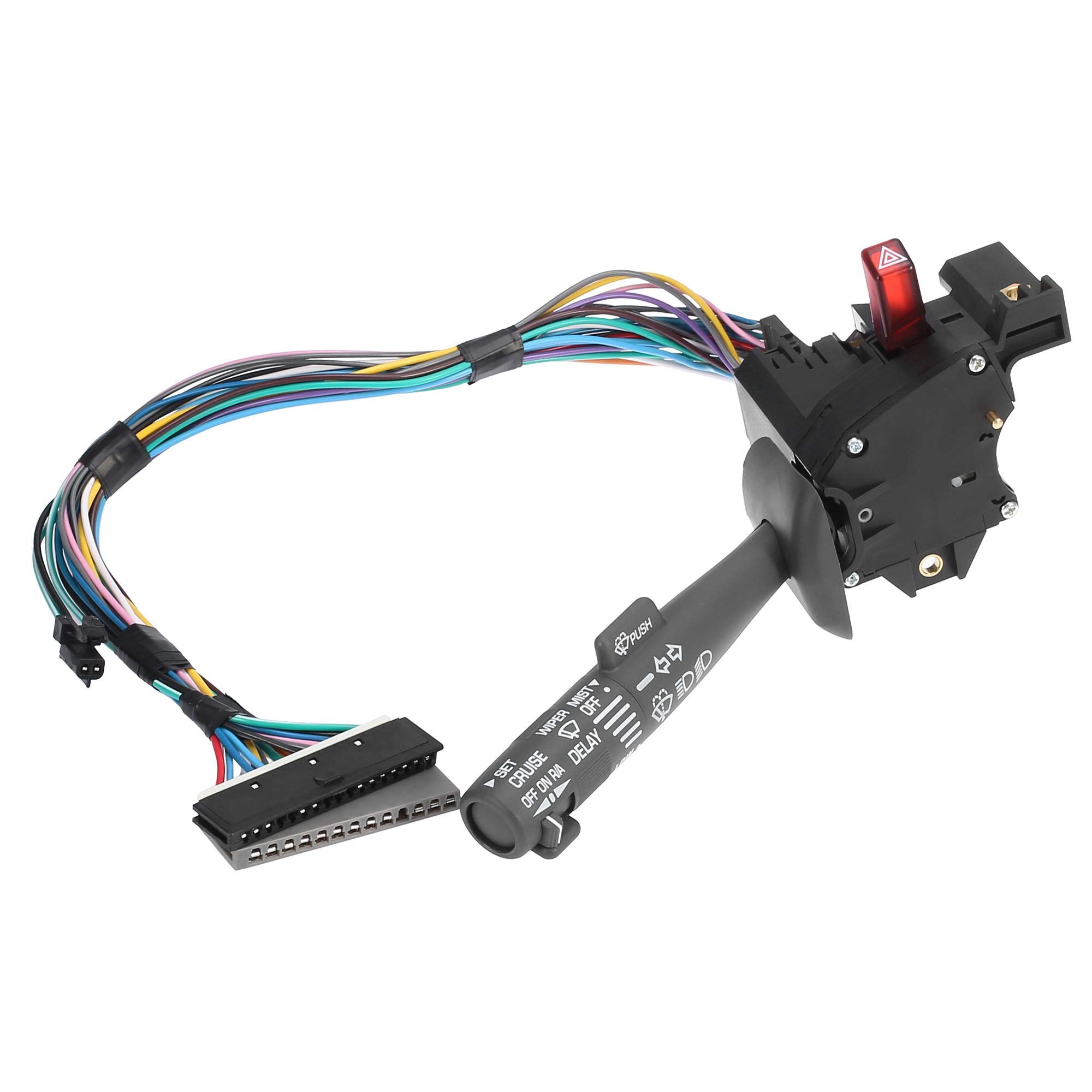 X AUTOHAUX Turn Signal Switch Windshield Wiper Multifunction Combination Switch 26047330 26054727 for Chevrolet C2500 1995-2000