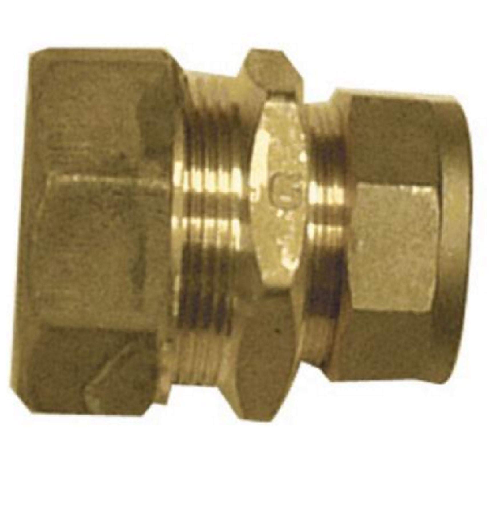 25mm MDPE to 22mm Compression Reducing Coupling - Bag of 2