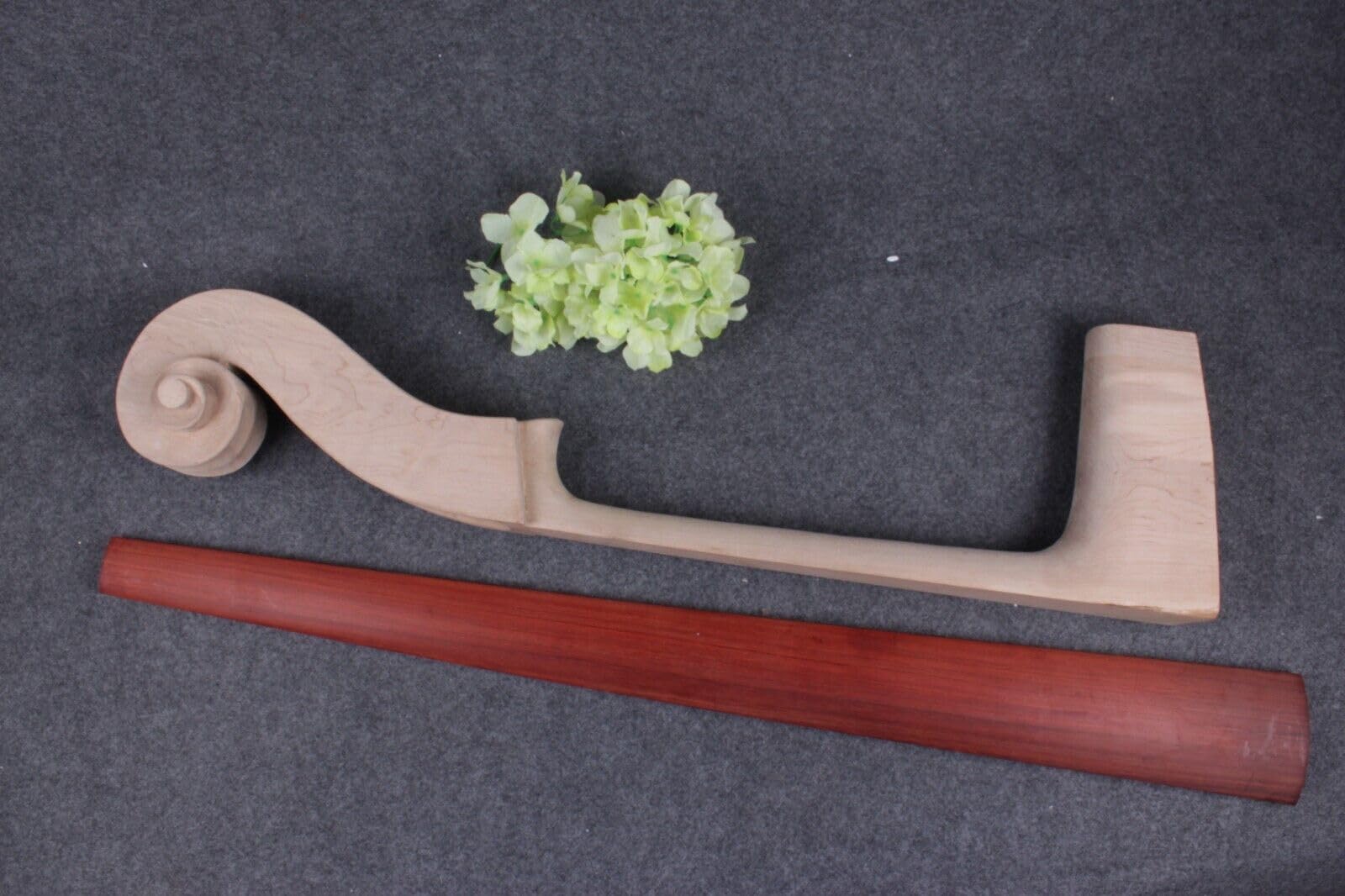3/4 Verticale Basso Tastiera Palissandro Legno di Acero Bass Neck Head parti contrabbasso (collo+tavola)
