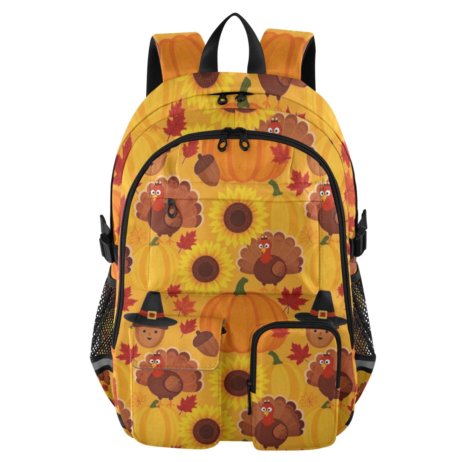 Mochila de Acción de Gracias estampada con motivos de cosecha 8