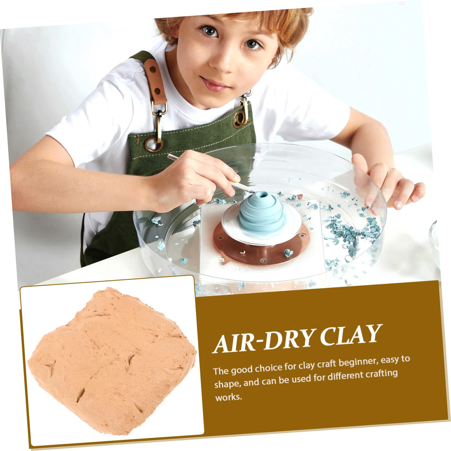 6 Pezzi Argilla Modellabile Autoindurente per Confezione Argilla Morbida e Flessibile ad Asciugatura Kit per Lavoretti Creativi DIY e Sculture Uniche