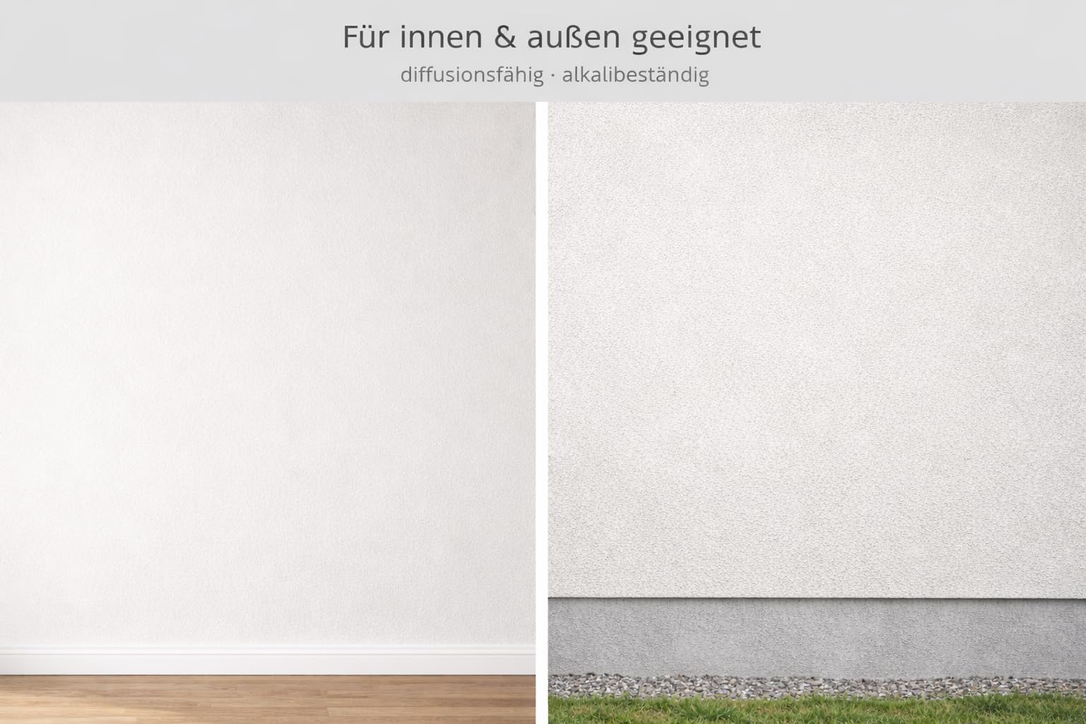 RyFo Colors Silikonharz Spezialgrund 5L – Silikonharz Grundierung & Tiefengrund für Fassaden und Putz, hohe Eindringtiefe, diffusionsfähig, für innen und außen
