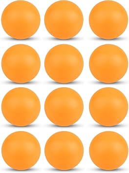Recreational-Quality 1-Star, 40mm Ping Pong Balls Orange, 12-Pack