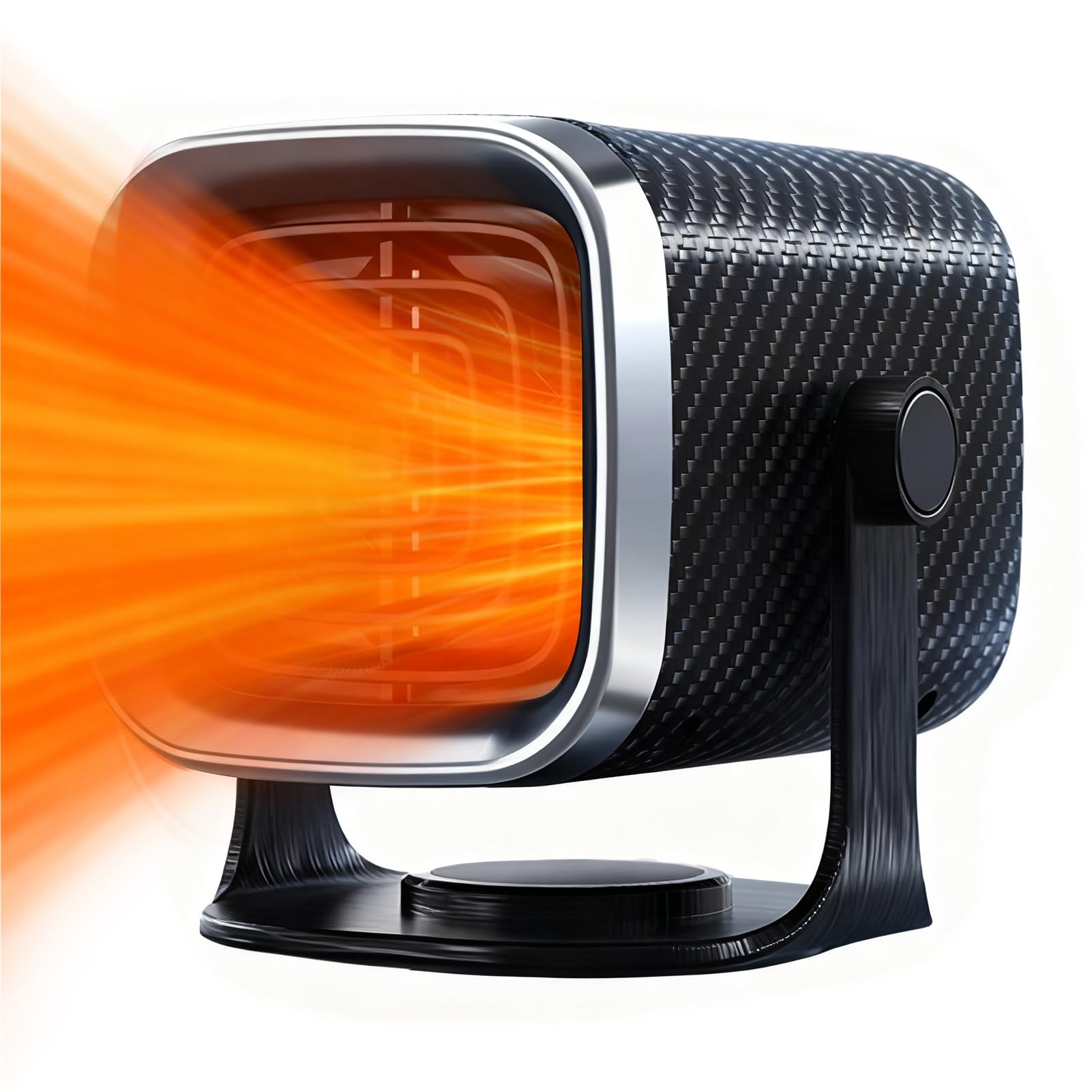 Riscaldatore Auto Portatile,24V Portatile Rotante Ad Alta Efficienza Riscaldatore Veicoli Invernale - Ventilatore Auto Con Funzione Antisbrinamento Vetri | per Furgoni SUV Taxi Camion