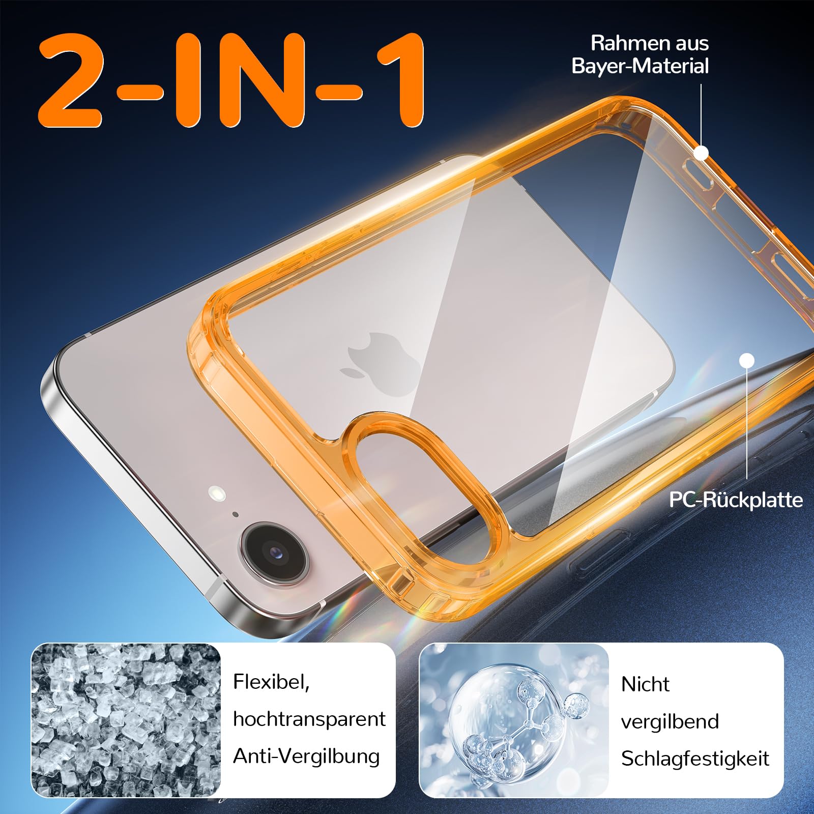 Clear Case for iPhone 15, Ultra Thin, Shockproof TPU Cover, Anti-Yellowing, Crystal Clear, Phone Case for Apple iPhone 15 - Clear — view 614