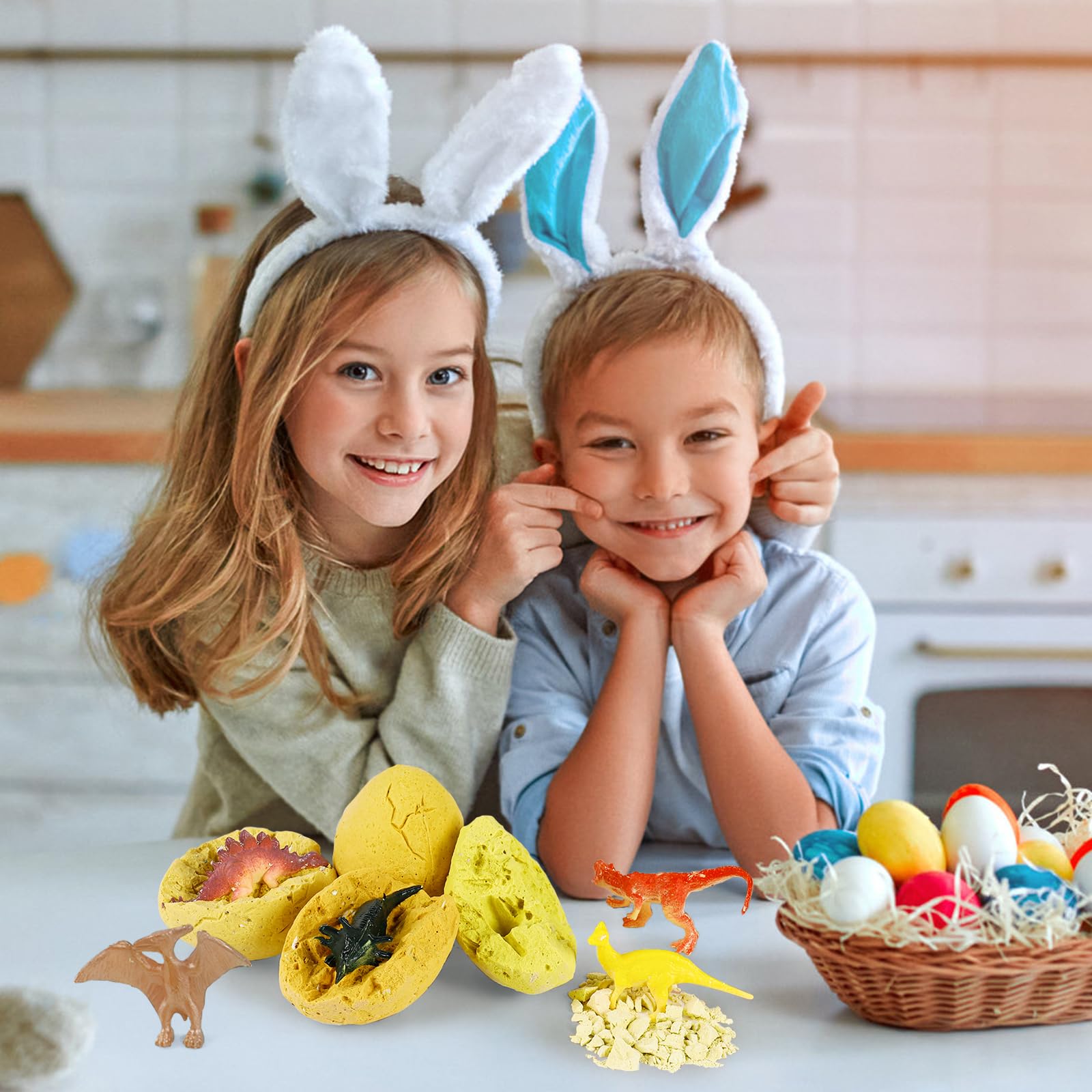 6Pcs Easter Eggs Science Experiments for Kids Party Favors Supplies for Easter Egg Hunt Basket Stuffers Fillers Classroom Prize Supplies - 5