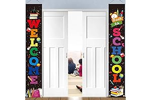 Eye-Catching Welcome Back School Banner for Memorable First Day