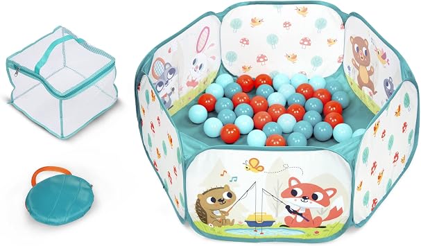 B. toys B. toys Mini Aire de Jeu Pop-Up Pliable avec Sac de Transport