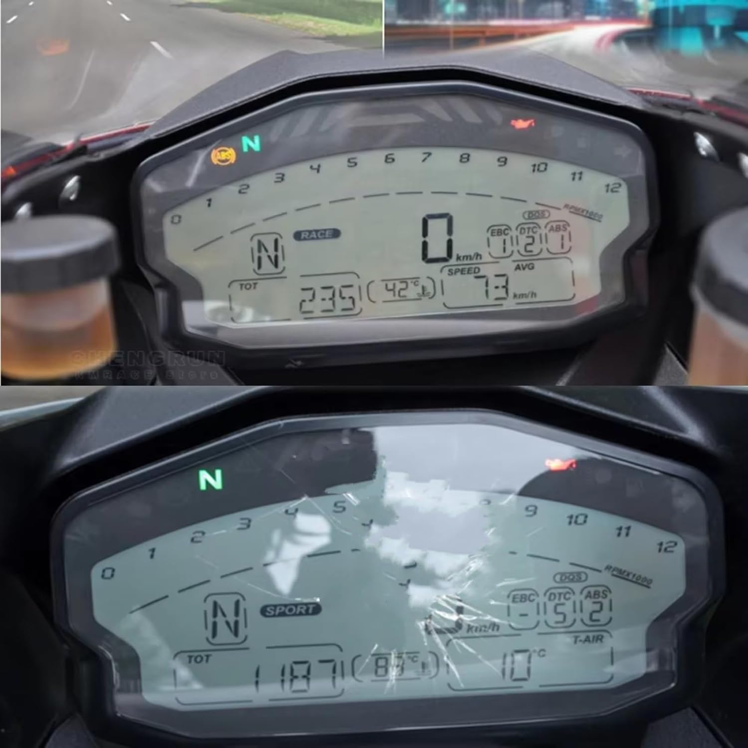 激レア✨1199 1299 Panigale用 カーボンメーターカバー艶なし 激レア✨1199