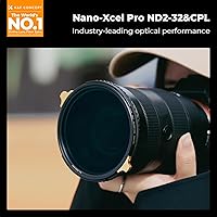 Vista 2 de K&F CONCEPT 82mm Filtro ND2-32 Variable de Densidad Neutra y Filtro Polarizador Circular 2-en-1 para Lente de Cámara, Impermeable, Resistente a