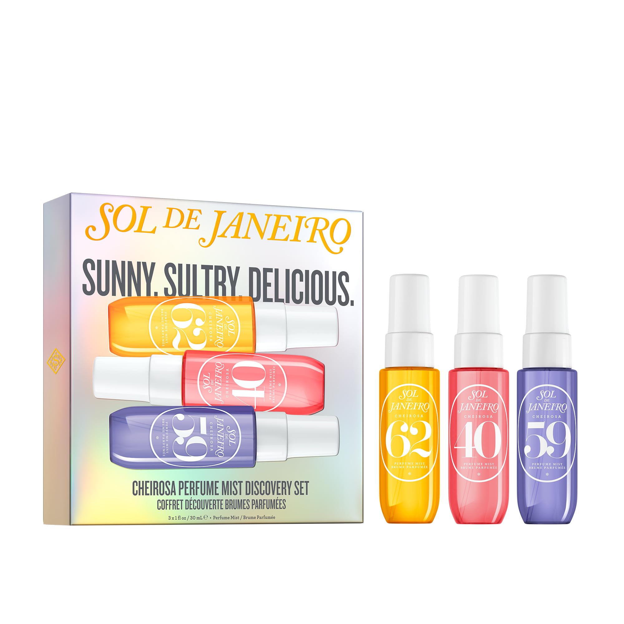 Sol de Janeiro Cheirosa Perfume Mist Trio Discovery Set 3x30 ml Vanille Karamell Sandelholz
