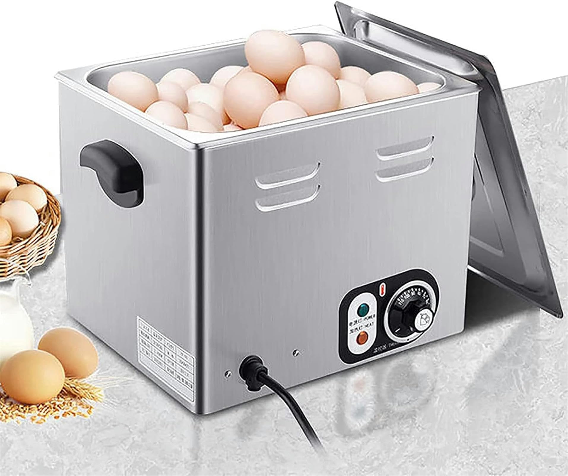 AYCDL Hot Spring Egg Cooker,Commercial Large Capacity Intelligent Half-Boiled Egg Soft-Boiled Egg Machine,Electric Egg Cooker Egg Boiler