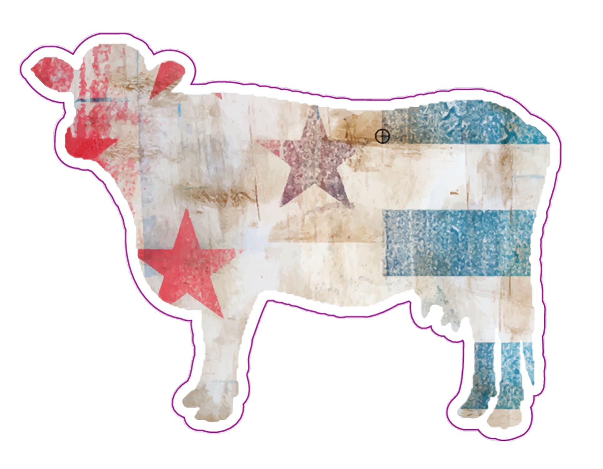 Autocollant drapeau de la ferme en vinyle imperméable pour vitres