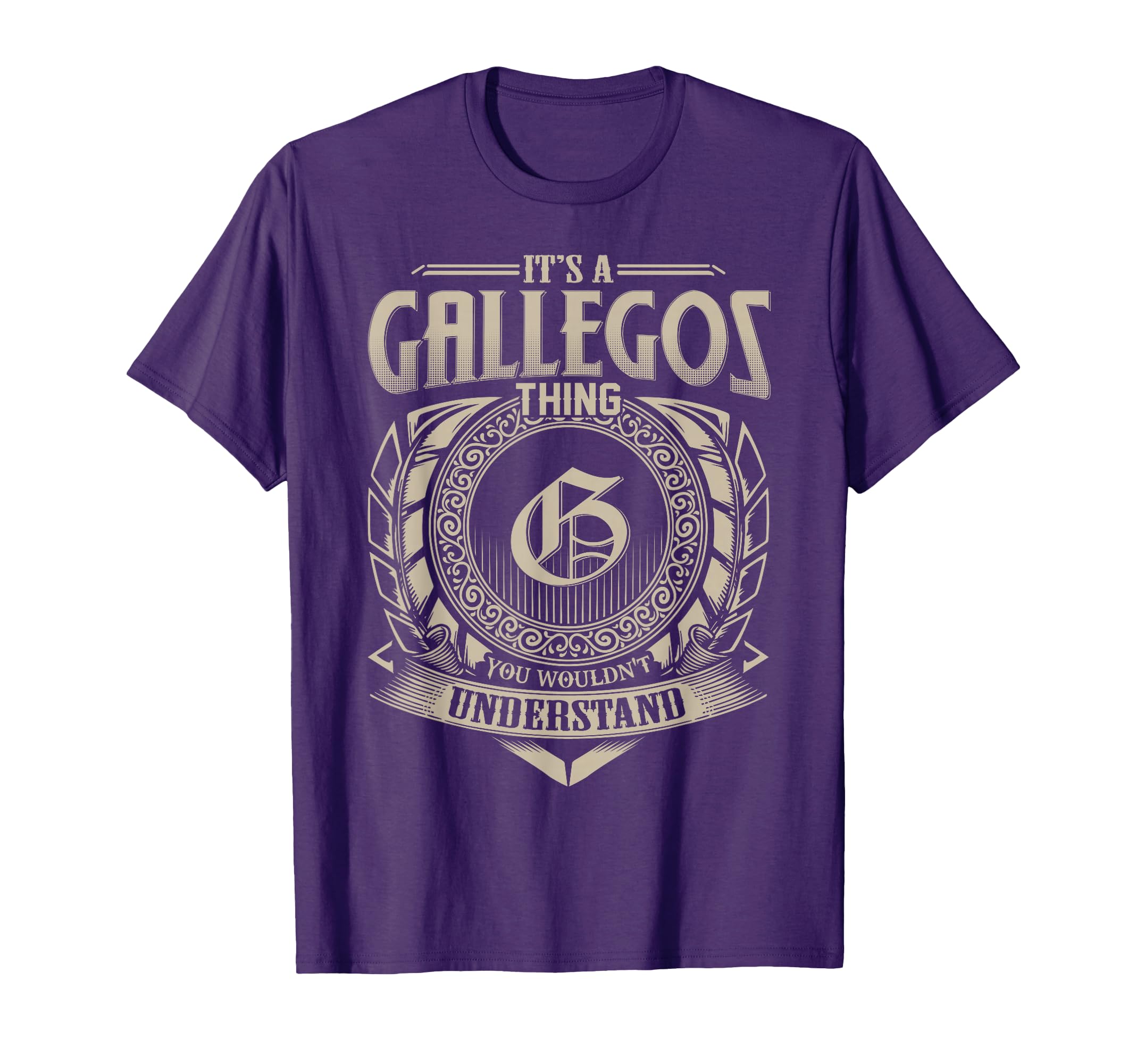 It's A GALLEGOS Thing You Wouldn't Understand Name Vintage T-Shirt