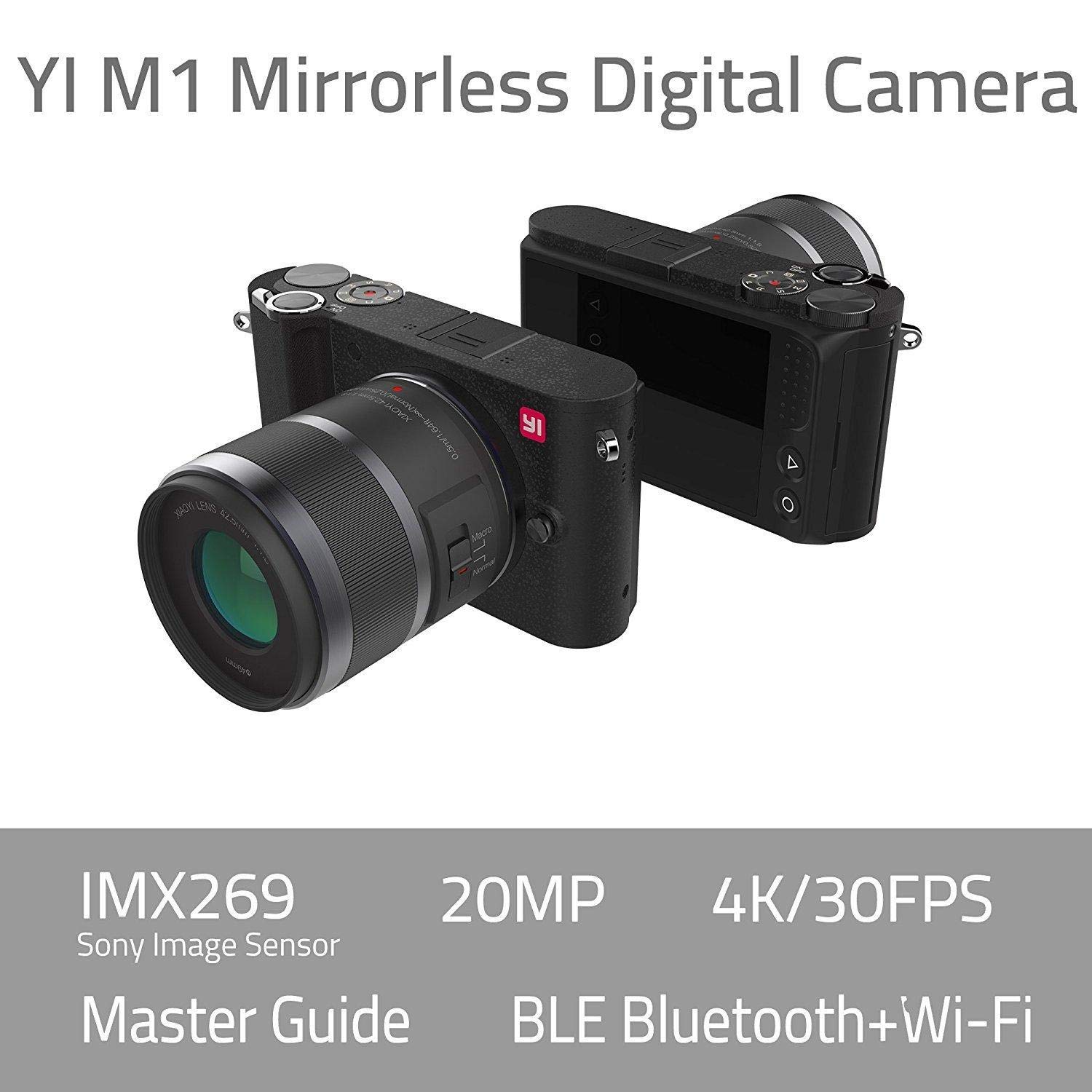 YI M1 Mirrorless Digital Camera with 12-40mm F3.5-5.6 Lens - Storm