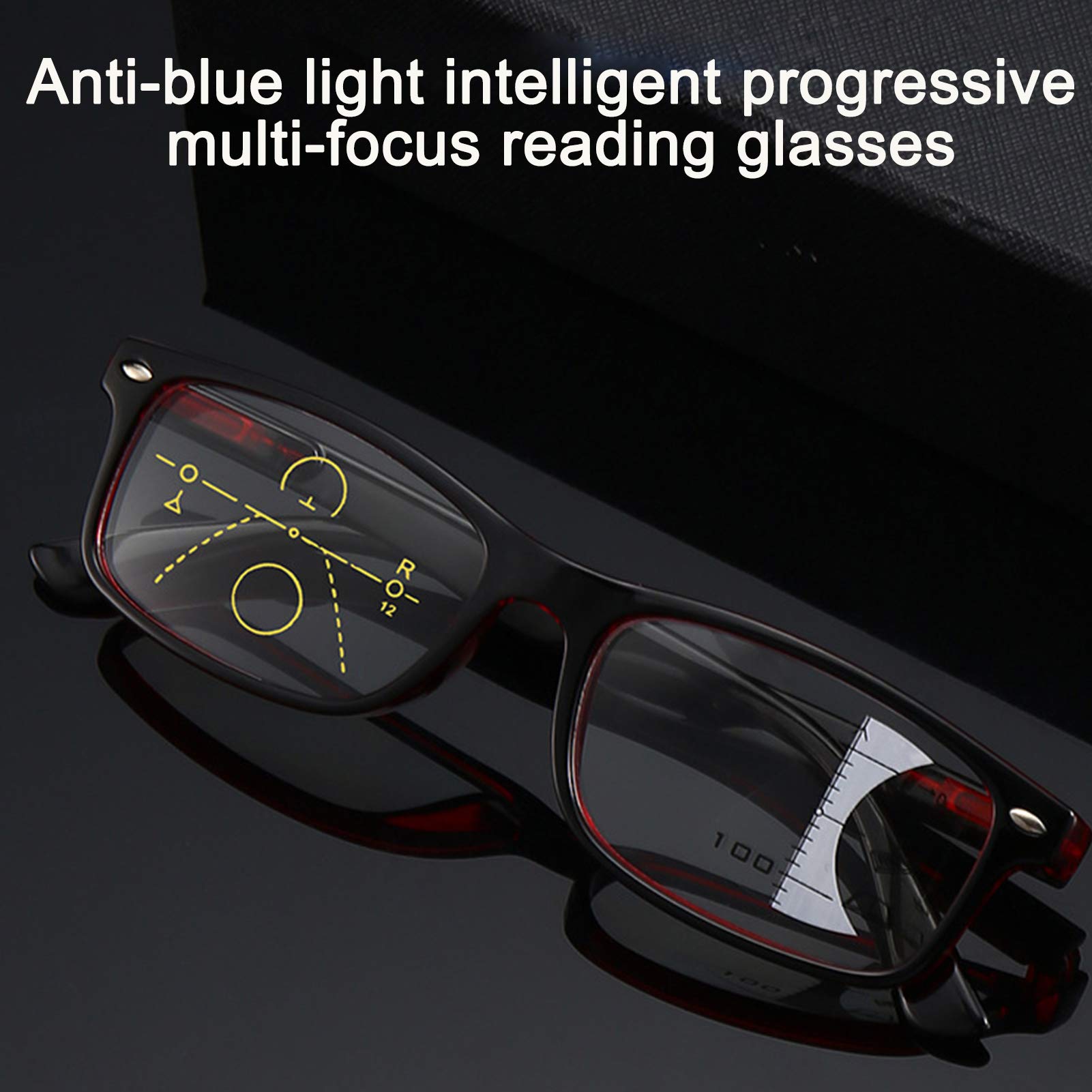 Gafas Para Computadora,Gafas De Lectura Inteligentes Progresivas Con Enfoque Múltiple,Gafas Para Juegos Con Luz Azul,Gafas Ópticas Antideslumbrantes,Gafas Inteligentes De Alta Definición Para