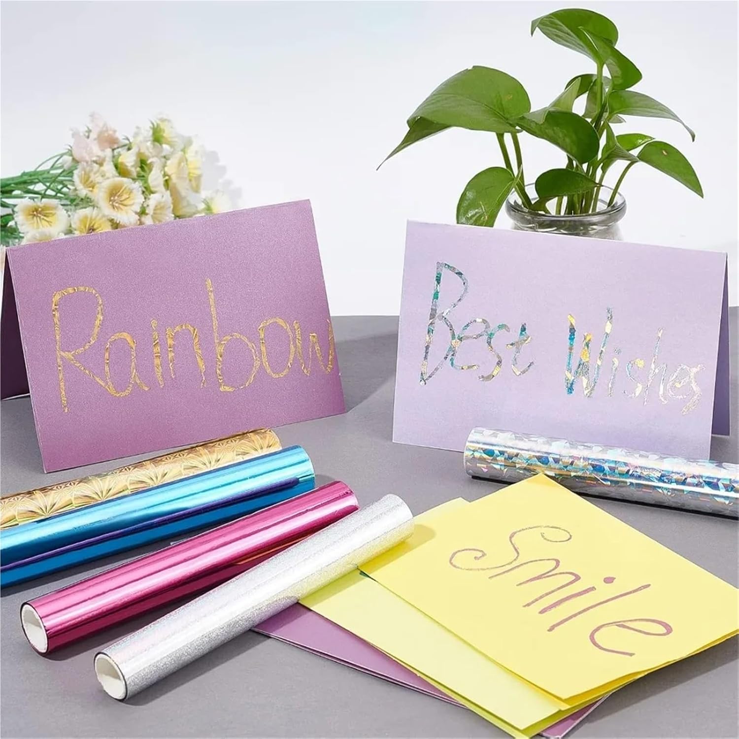 Foil Transfer Sheets 25m Gold Reactive Foil Transfer Foil Paper 15cm Wide Glimmer Metallic Toner Foil Paper Rolls For Laser Printer