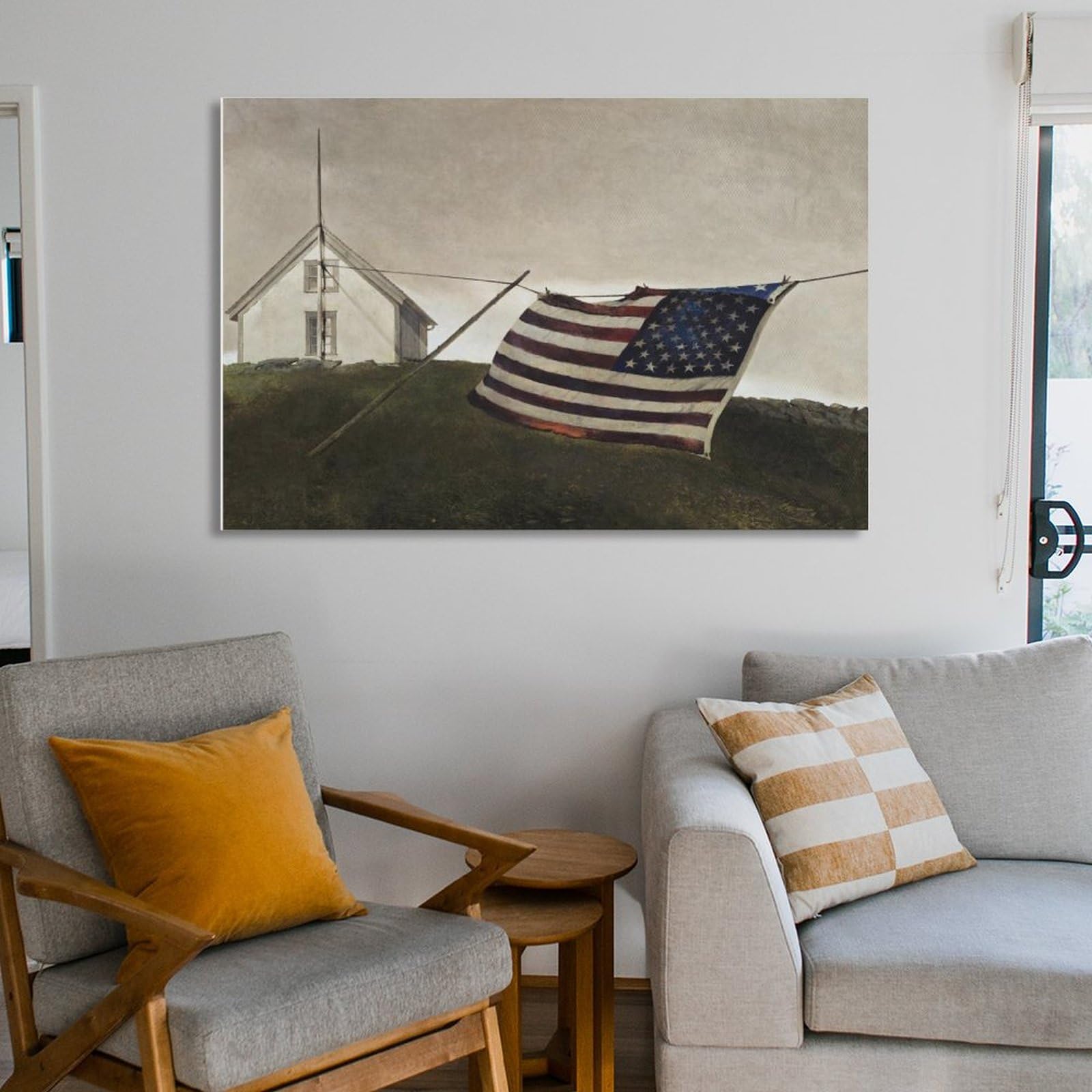 アメリカ先住民風アートボード 約25cm Amazon.com: American Flag by Andrew Wyeth Prints Poster Art