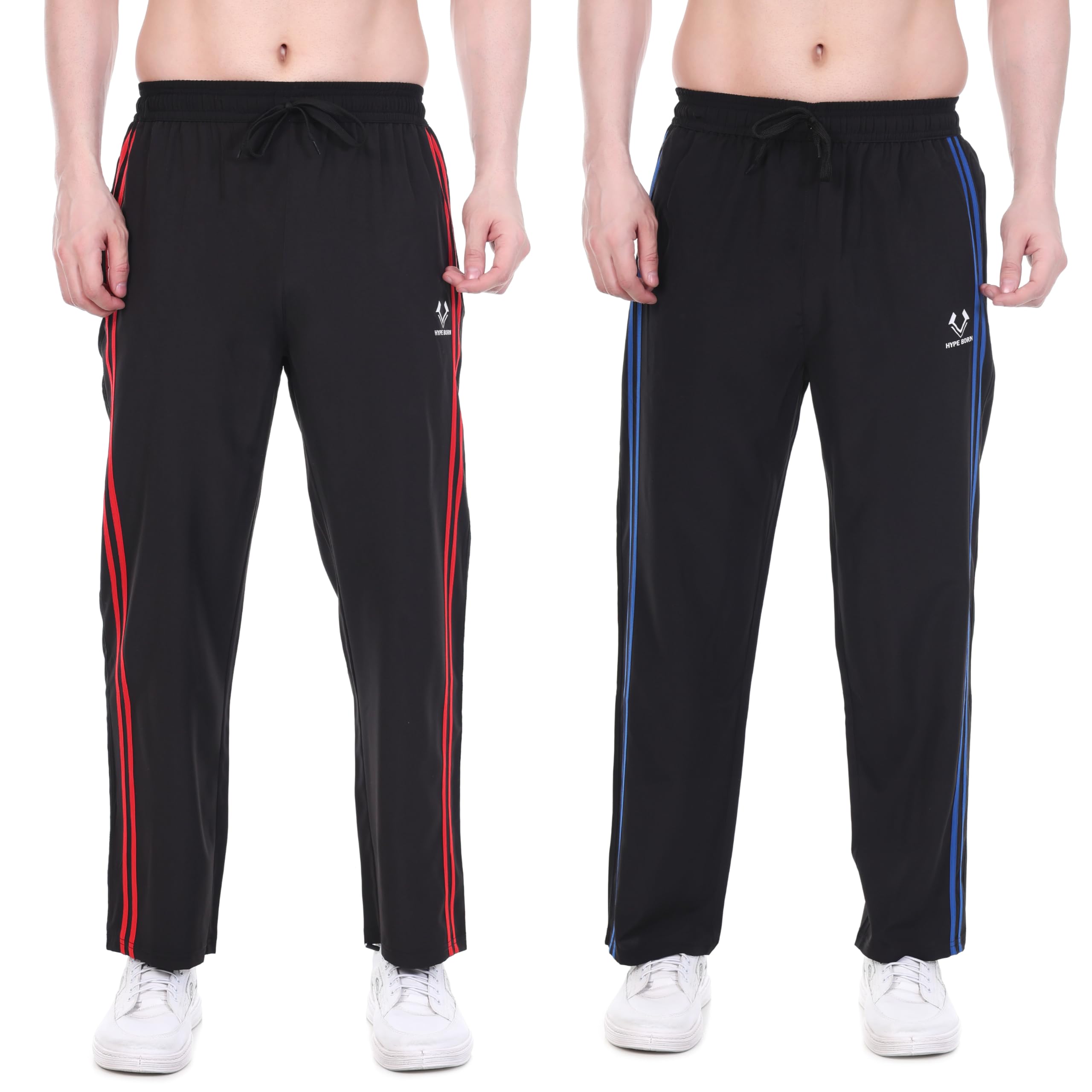 Men’s Solid Relaxed Fit Track Pants Pack of 2 with Double Side Stripes – Ideal for Gym, Running, Walking & Casual Wear-image-36