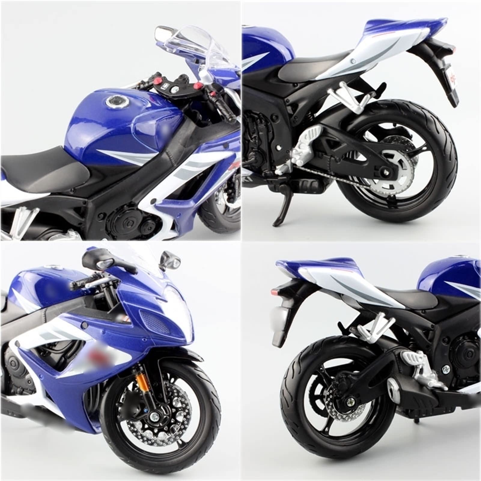 Maßstab 1:12 Für Suzuki GSX-R750 Diecast Model Motorcycle Racer Druckguss & Spielfahrzeuge Sport Moto Bike Kinderspielzeug