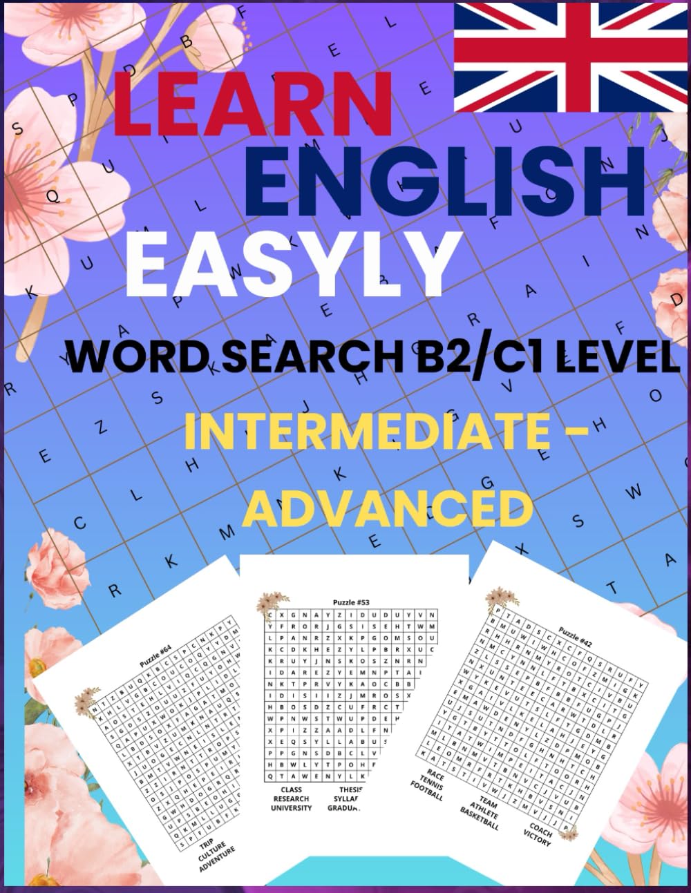 Word Search B2-C1 level: B2-C1 VOCABULARY AND GRAMMAR BOOSTER (Word Searches International)
