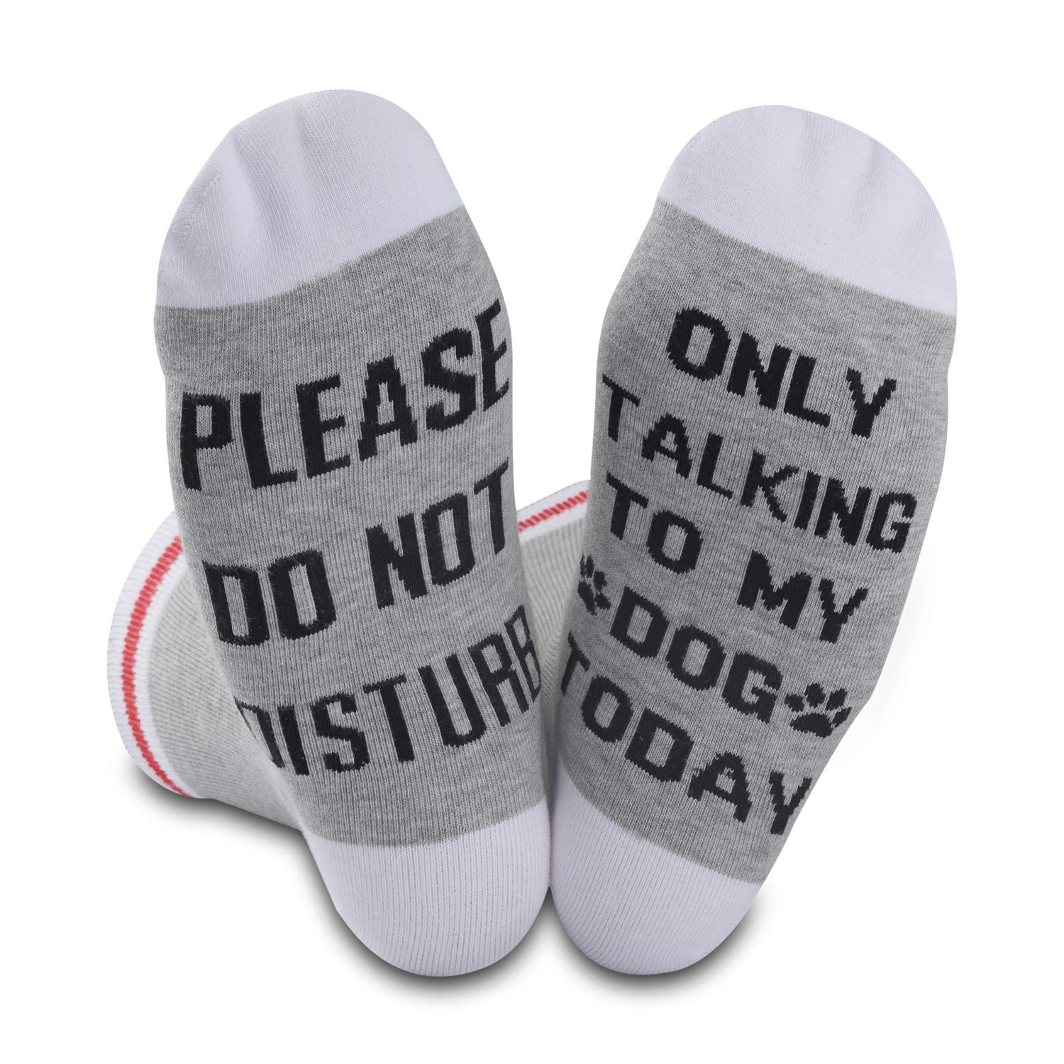 JTOUK Dog Mom Gift - Funny 'Only Talk To My Dog' Socks