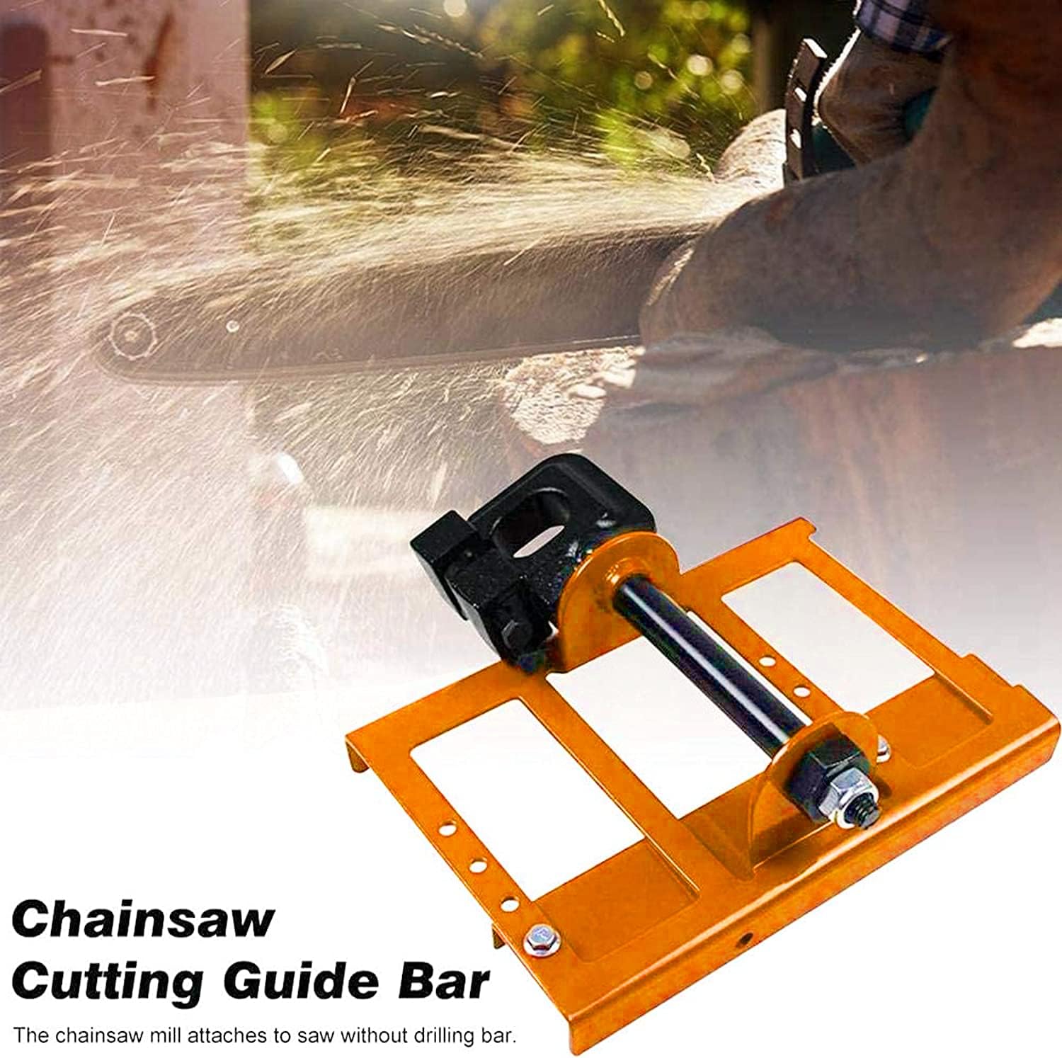 Buy YEFA Vertical Chainsaw Mill Lumber Cutting Guide Saw Steel Portable