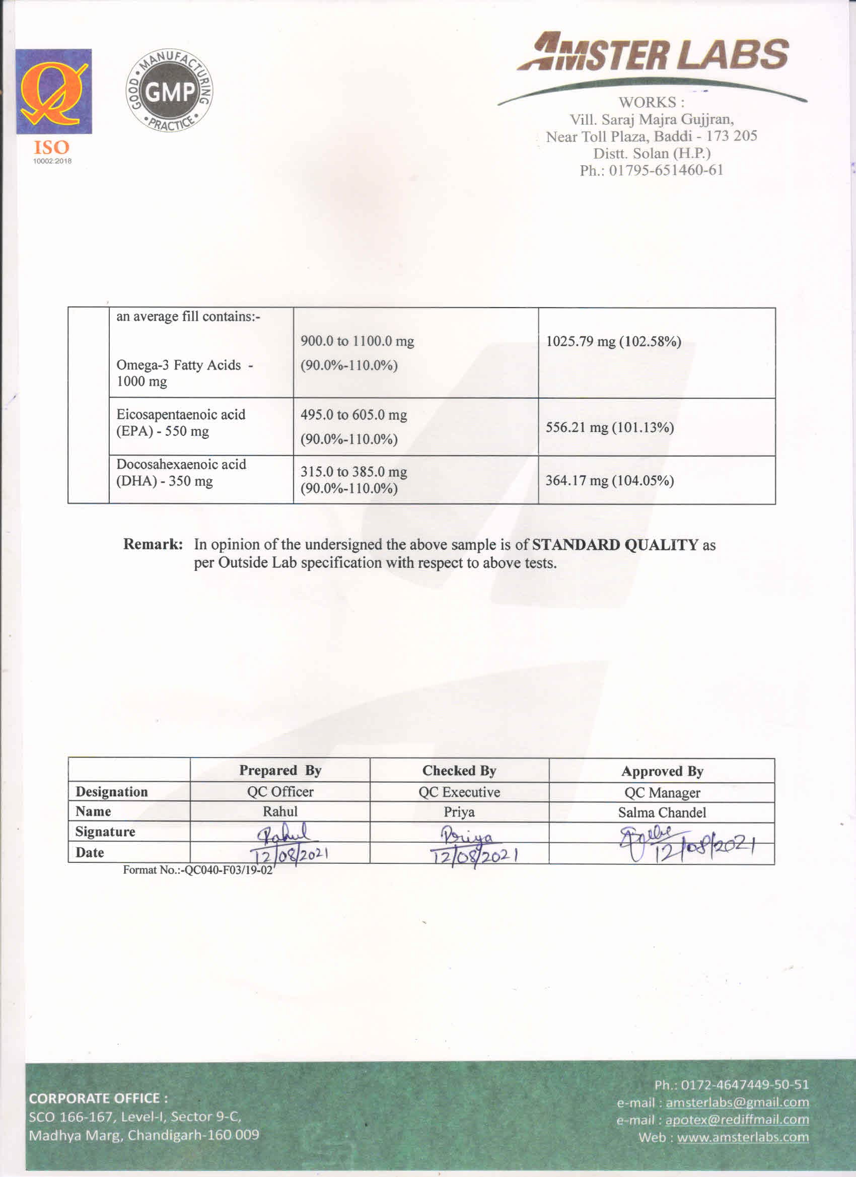 Buy WOW Life Science Omega3 1000mg Capsules with Fish oil EPA + DHA