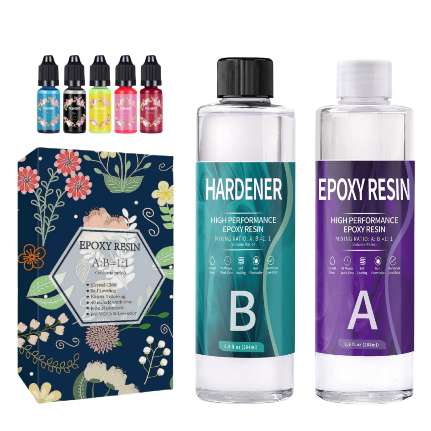 Amazon.co.jp: エポキシ樹脂 レジン液 UVレジン液 2液性レジン 大容量