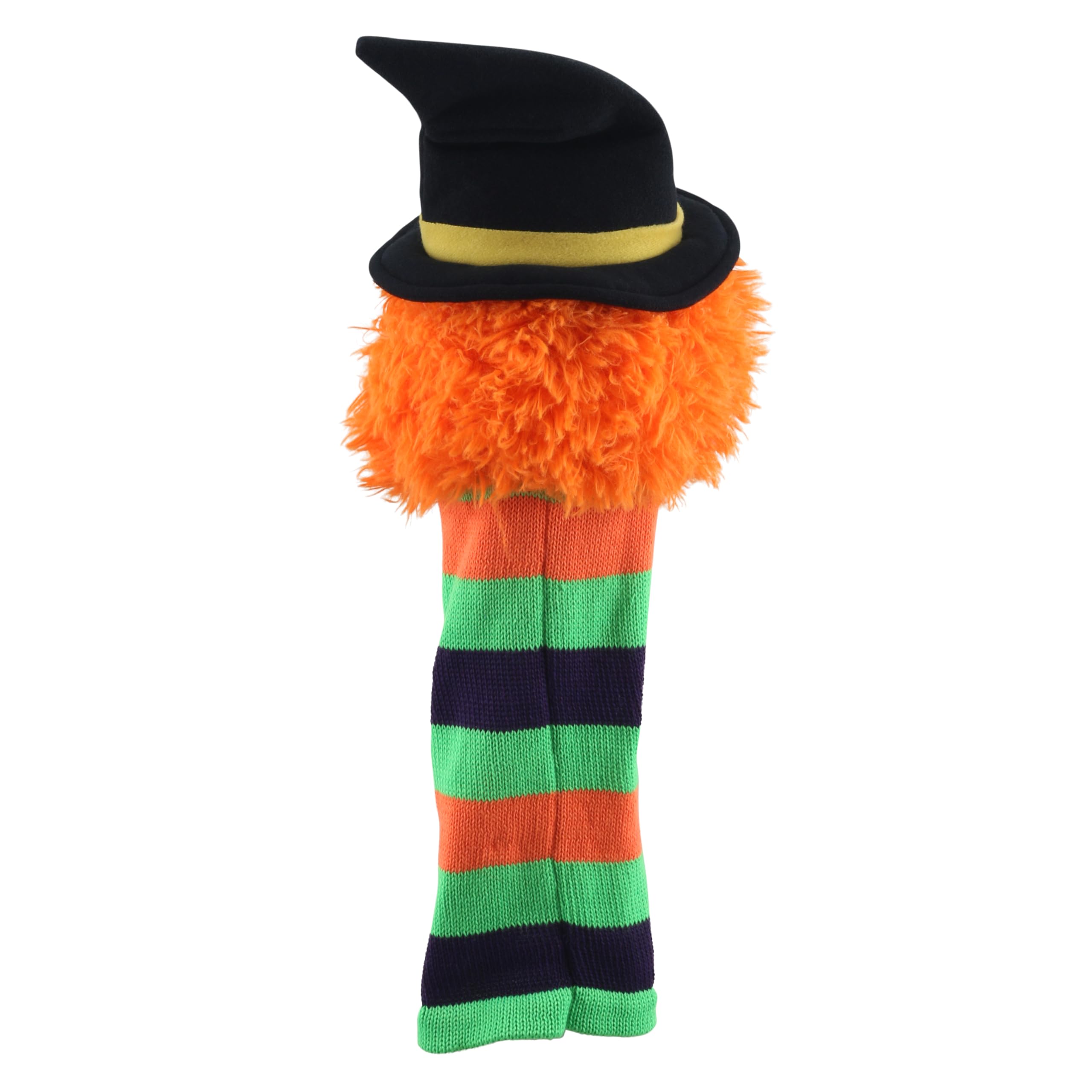 The Puppet Company Wilma ECO Sockette Hand Puppet, Eco-Friendly Witch Puppet with Orange Hair & Squeaky Tongue - Image 4