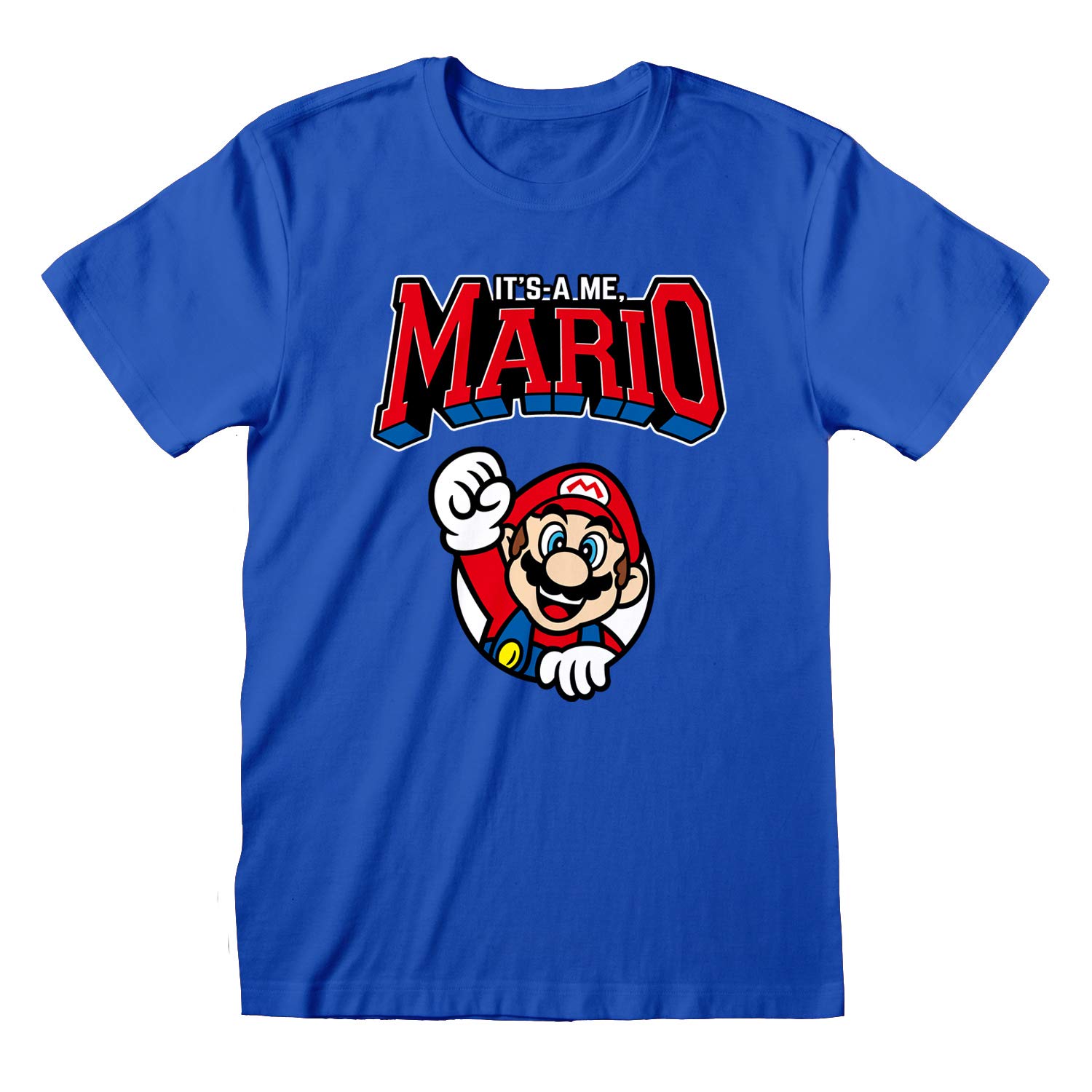 Heroes Inc. Men's Multicoloured Super Mario Shirt, Small, S