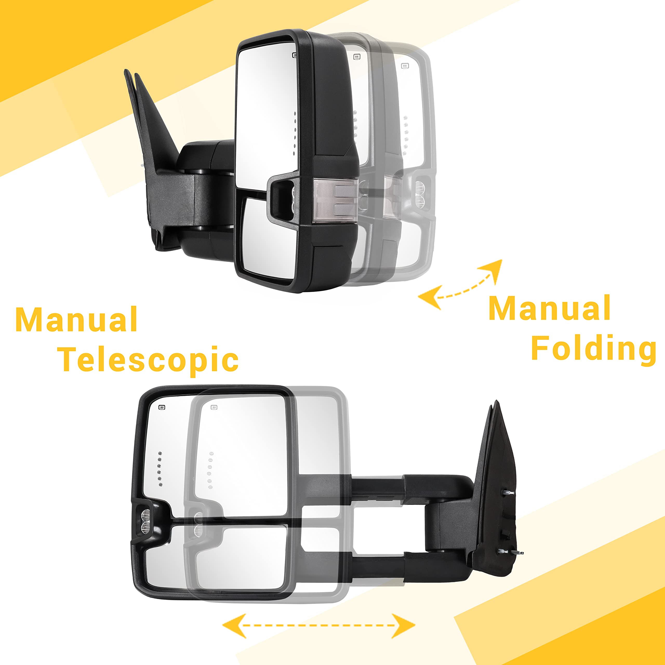 APDTY 0662303 Side View Mirror Power, Heated, W/o Integral Turn Signal 401000093557 - Foto 6