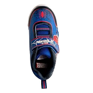 Marvel Spiderman Toddler Light-UP Sneaker, Royal Blue, Royal