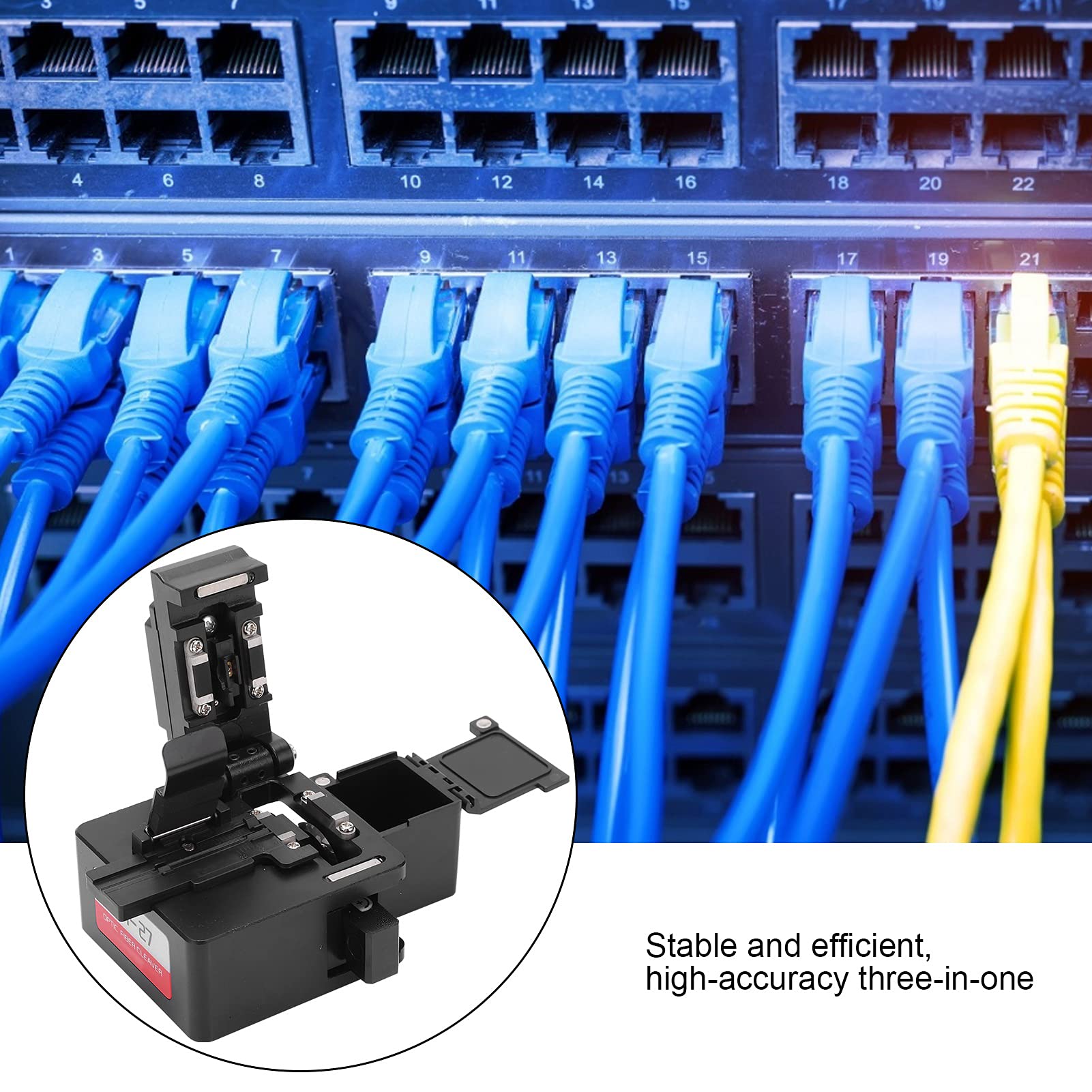 TM‑27 Cortadora de Fibra Óptica 3 en 1, Cortadora de Fibra Óptica de Empalme en Frío de Metal de Alta Precisión, Herramientas de Corte Pelacables