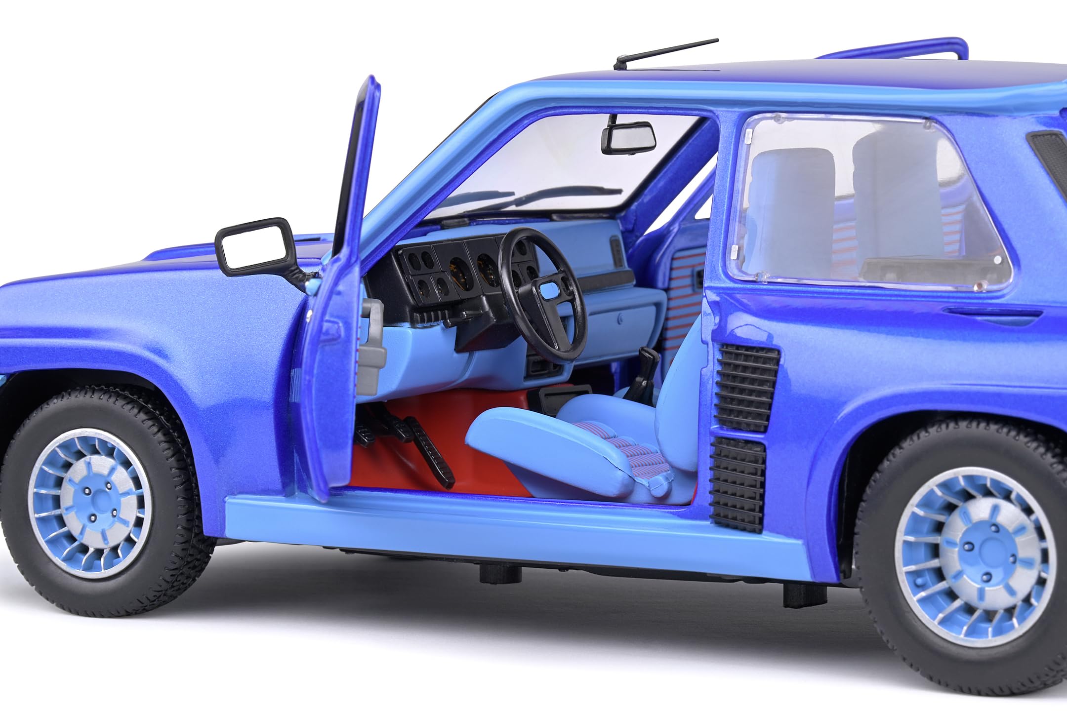 SOLIDO - REN 5 Turbo - 1981-1/18, Bleu