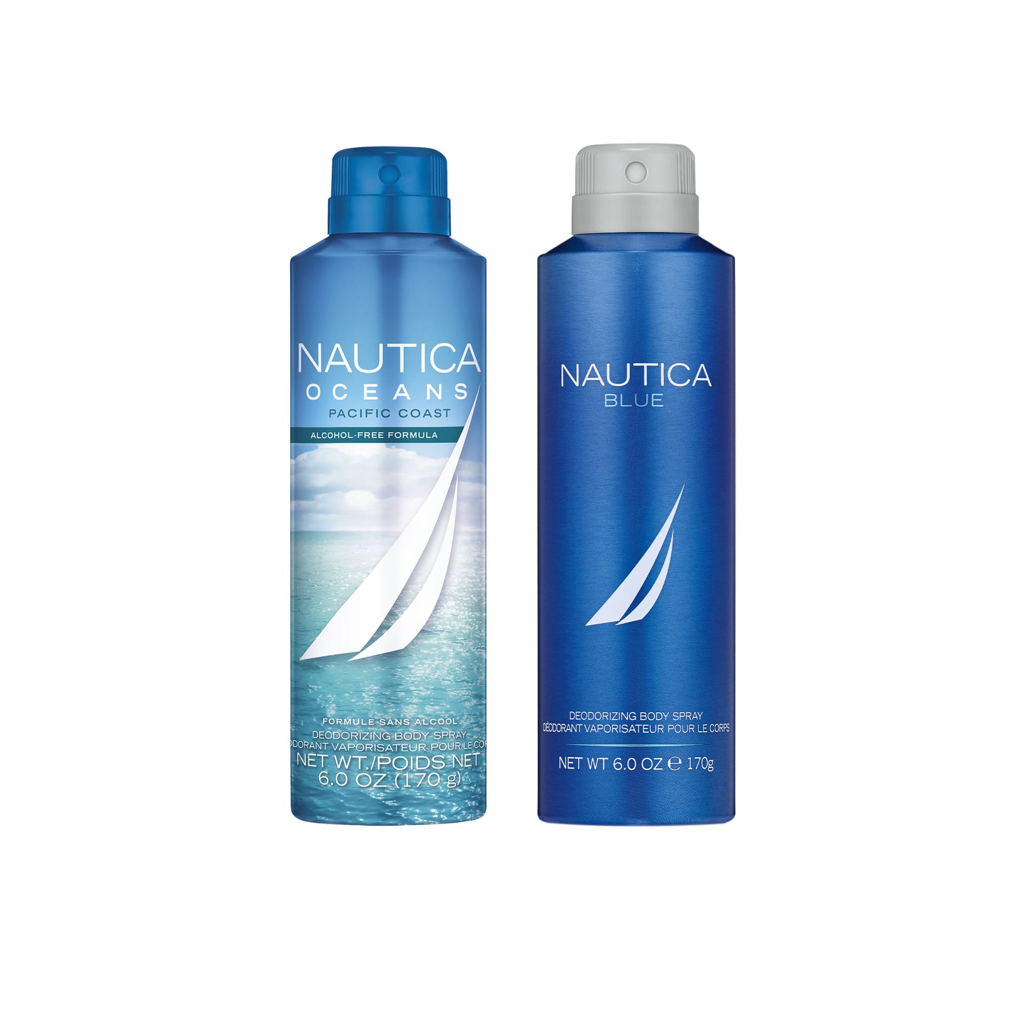 Nautica Oceans Pacific Coast Body Spray 170g + Blue Body Spray 170g (Pack of 2)-image-6