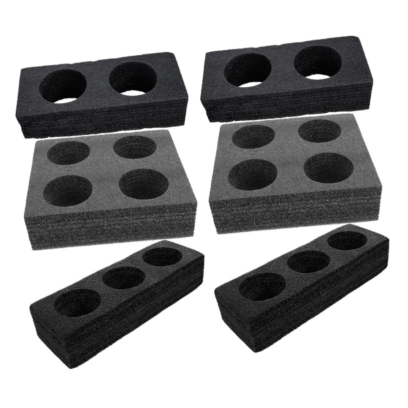Ciieeo 2 Juegos Posavasos Para Bebidas Vaso Con Tapa Y Porta Tazas De Café Con Ganchos Móviles. Expansor De Portavasos De Coche Dispensador Algodón Perlado Black Reutilizable 3 Piezas * 2