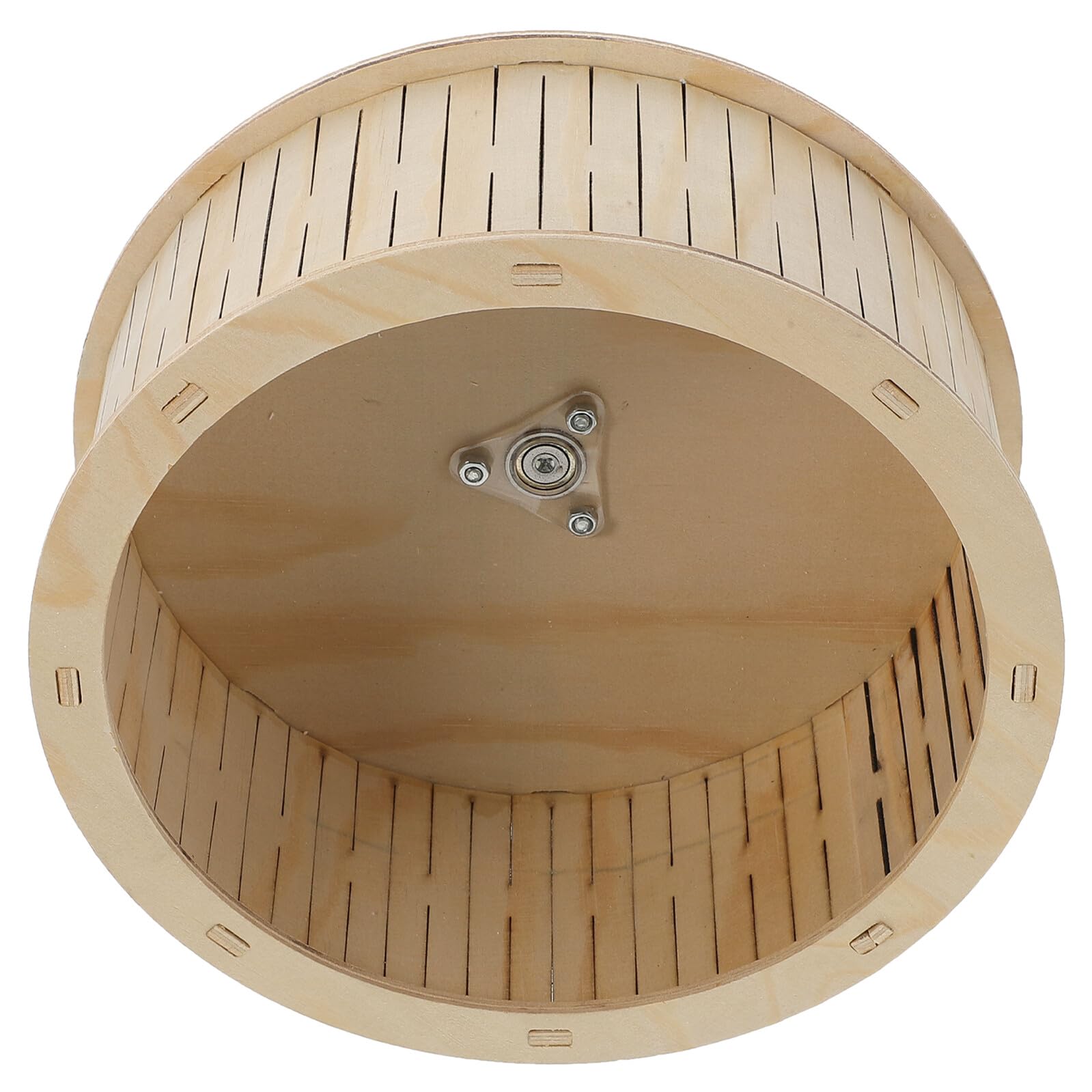 Roue d'exercice en Bois pour Hamster, Jouet Silencieux à Roulement Muet, 22cm, pour Cage de Petits Animaux Style Aléatoire