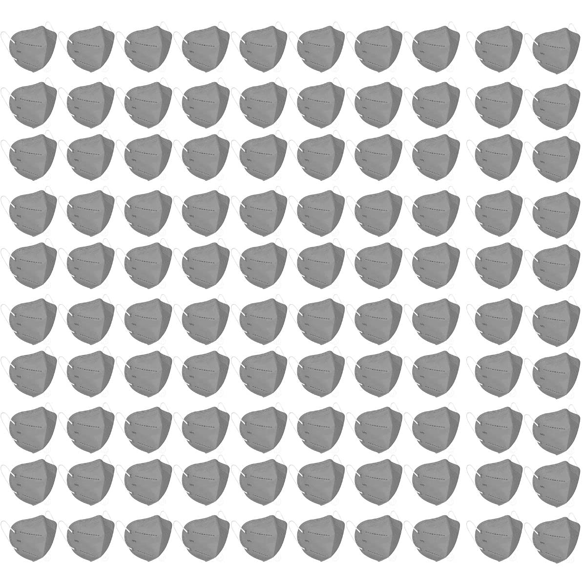 Maitri Non-Woven 5 Layered Reusable Washable N95 Protective Mask Without Valve For Women (Grey, Pack of 100 Piece) (B09712KSQP) Amazon Price History, Amazon Price Tracker