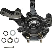 Vista 642 de Detroit Axle - 4 brazos de control de extremo delantero para Nissan Frontier Xterra 2000-2004 Brazos de control inferior y superior con rótulas