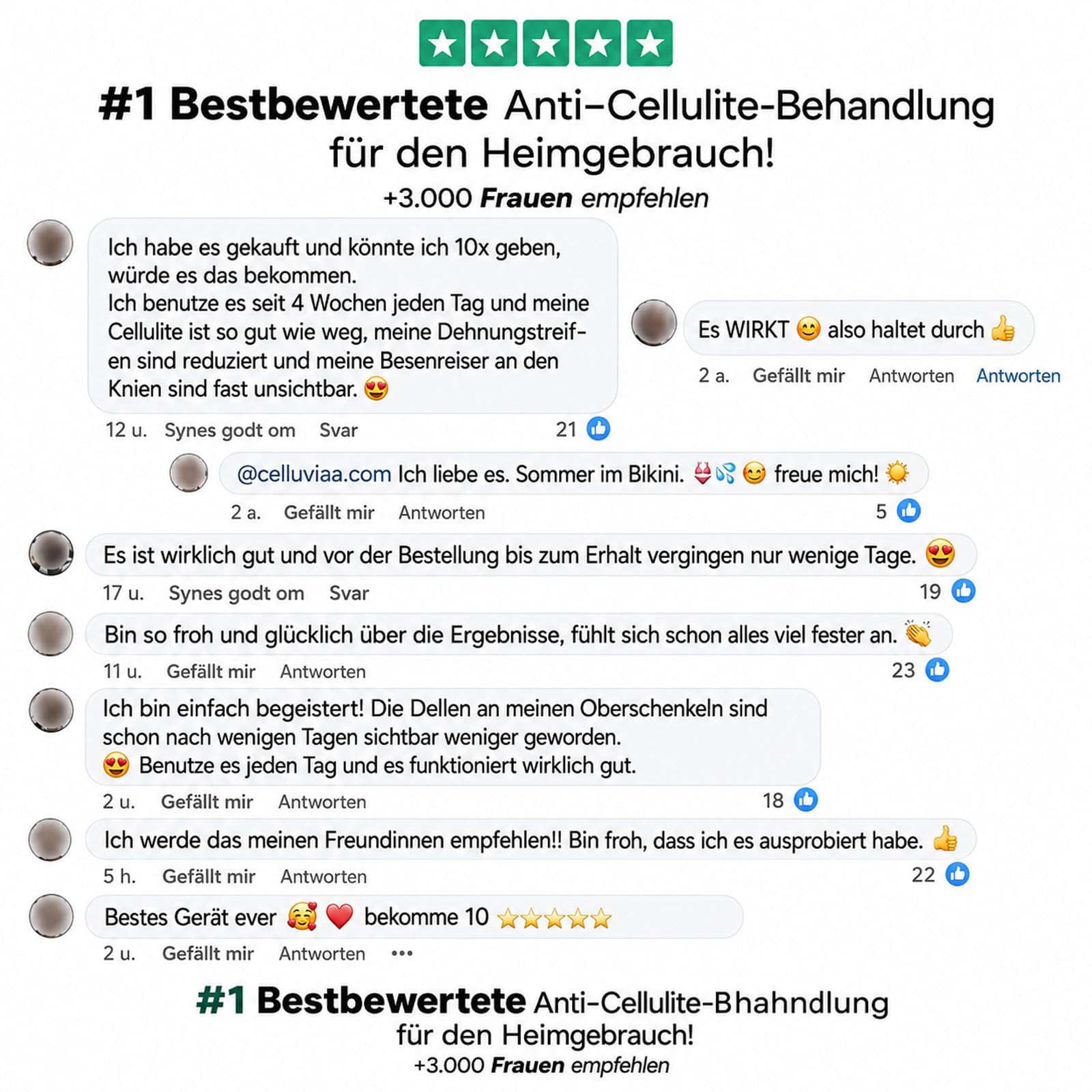 Celluviaa Gerät, Vacuvia Cellulite Massager, Celluviaa Cellulite-Behandlung, 4-in-1 – Vakuum Massagegerät mit Wärmetherapie zur Cellulite-Reduktion