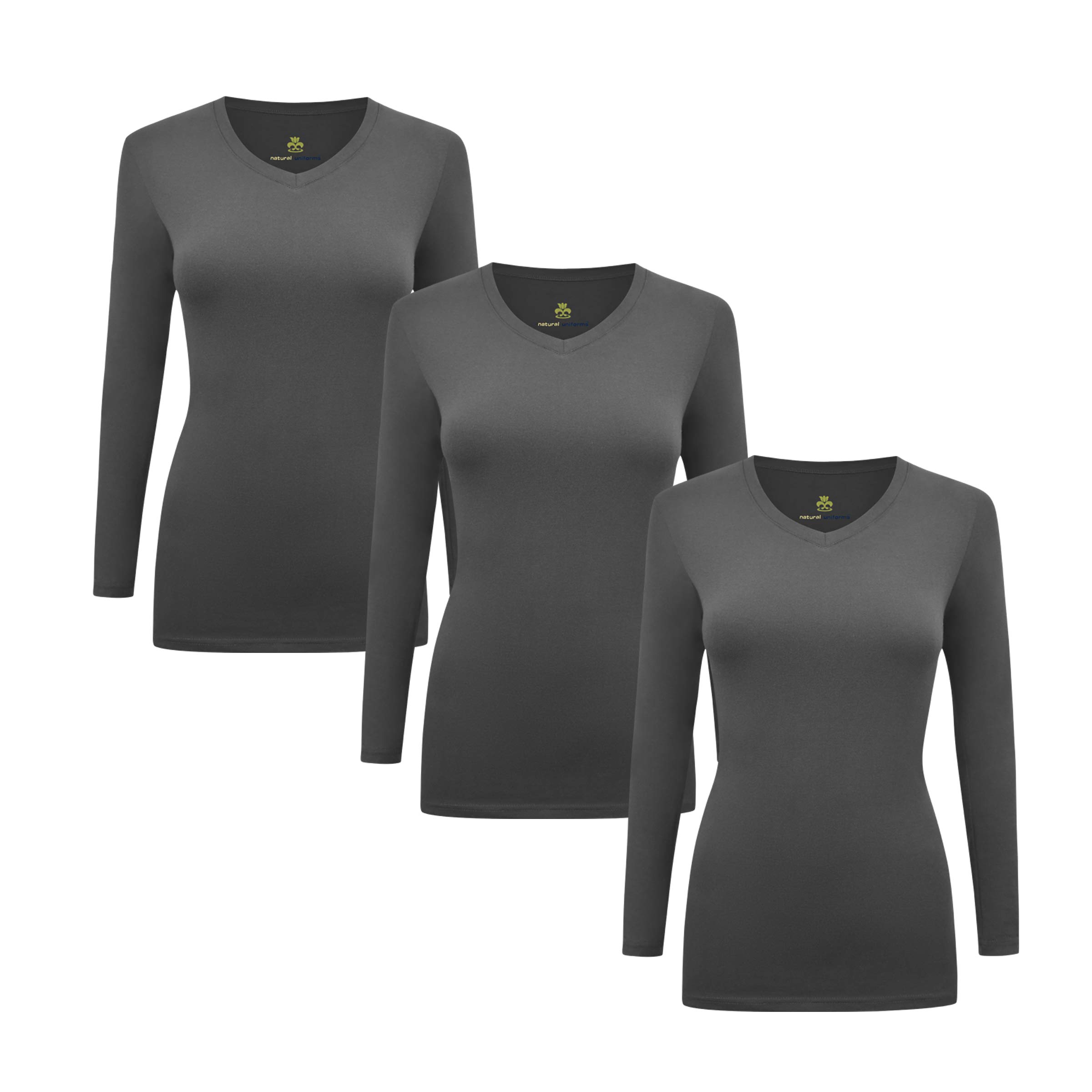 Natural Uniforms Women's Under Scrub Tee V-Neck