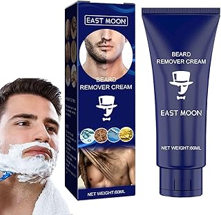 2 Pcs Creme Depilatório Para Homens - 60ml Creme Depilatório Depilatório Para Pele Mesmo Sensível,Depilador indolor, creme depilatório para rosto, peito, costas, braços, pernas, axilas Hmltd